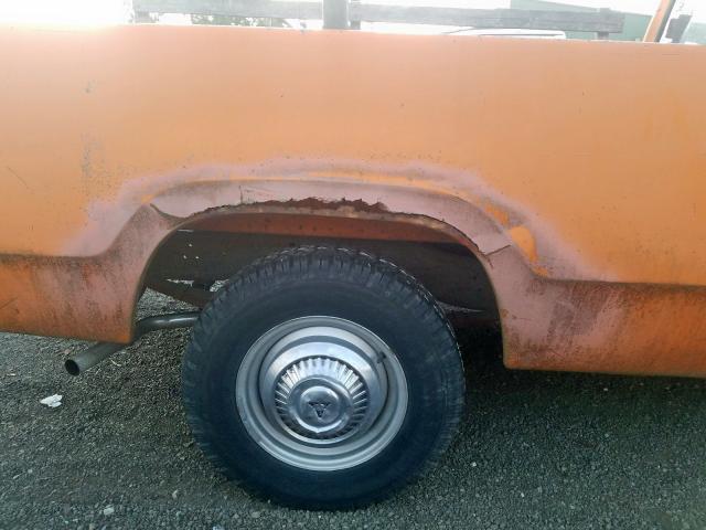 D24BE4S135769 - 1974 DODGE PICKUP ORANGE photo 10