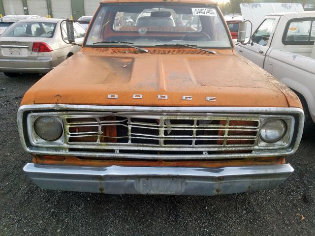 D24BE4S135769 - 1974 DODGE PICKUP ORANGE photo 7