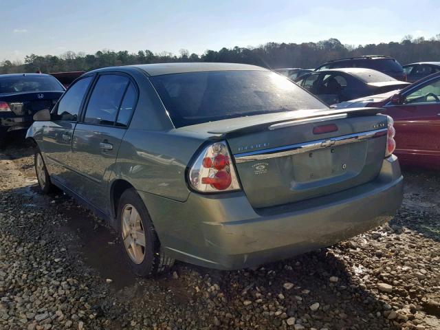 1G1ZT52815F259768 - 2005 CHEVROLET MALIBU LS Կանաչ լուսանկար 3