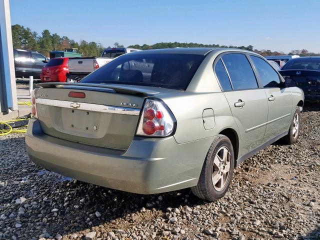 1G1ZT52815F259768 - 2005 CHEVROLET MALIBU LS Կանաչ լուսանկար 4