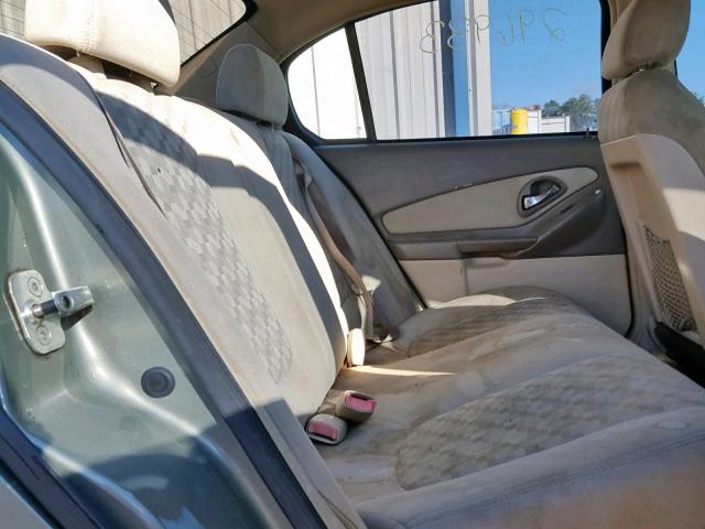 1G1ZT52815F259768 - 2005 CHEVROLET MALIBU LS Կանաչ լուսանկար 6