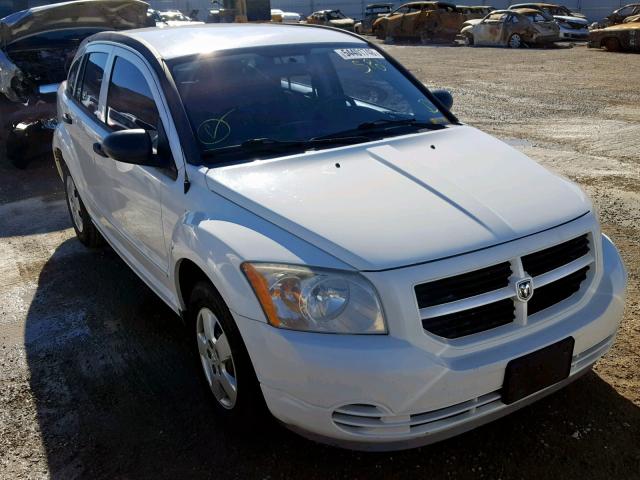 1B3HB28B67D233318 - 2007 DODGE CALIBER WHITE photo 1