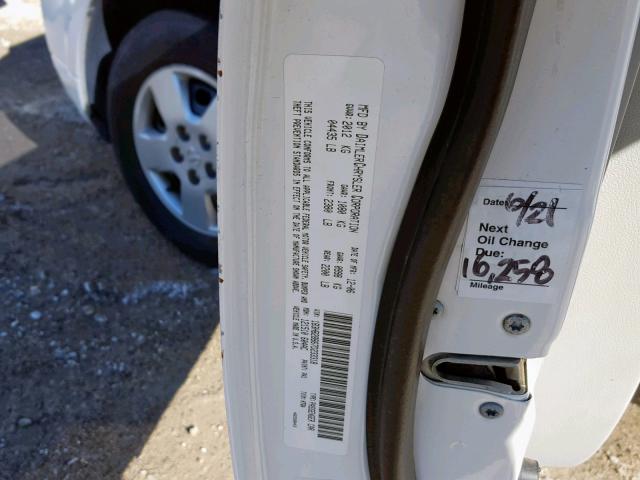 1B3HB28B67D233318 - 2007 DODGE CALIBER WHITE photo 10