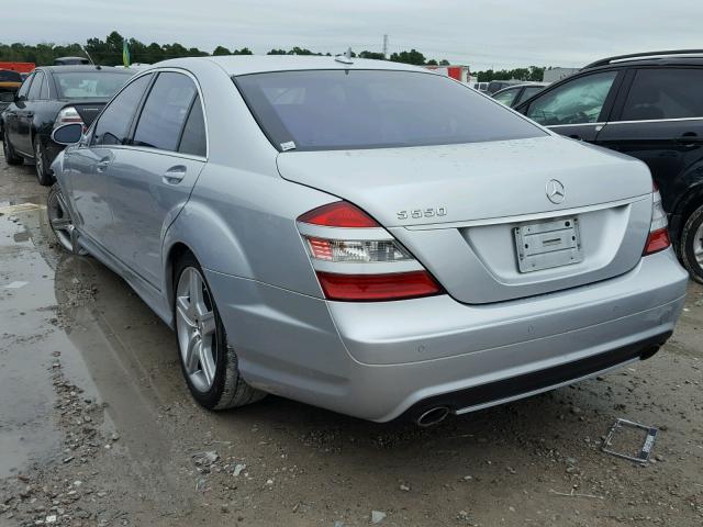 WDDNG71X18A166626 - 2008 MERCEDES-BENZ S 550 SILVER photo 3