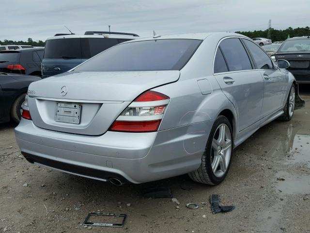 WDDNG71X18A166626 - 2008 MERCEDES-BENZ S 550 SILVER photo 4