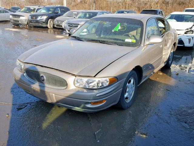 1G4HP54K414176675 - 2001 BUICK LESABRE CU TAN photo 2