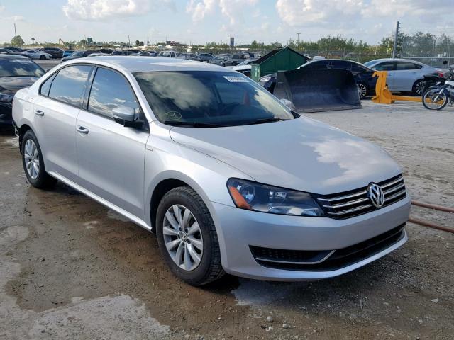 1VWAT7A36FC045459 - 2015 VOLKSWAGEN PASSAT S SILVER photo 1