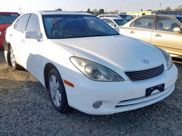 JTHBA30G855101638 - 2005 LEXUS ES 330 WHITE photo 1