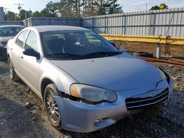 1C3EL46X34N344203 - 2004 CHRYSLER SEBRING LX SILVER photo 1