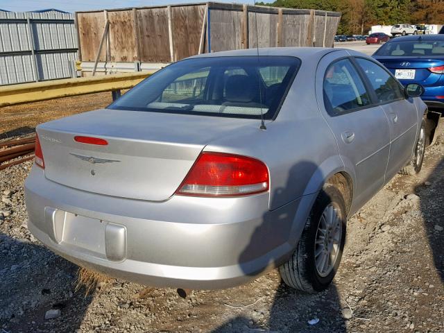 1C3EL46X34N344203 - 2004 CHRYSLER SEBRING LX SILVER photo 4