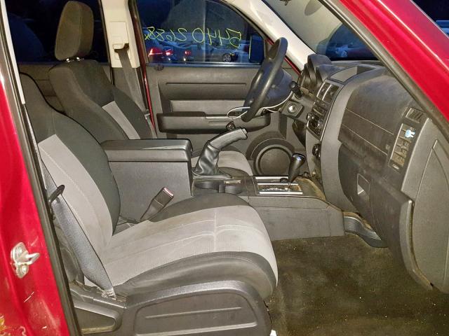 1D8GU28K87W643337 - 2007 DODGE NITRO SXT RED photo 5