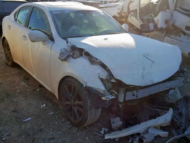 JTHBK262462017760 - 2006 LEXUS IS 250 WHITE photo 1