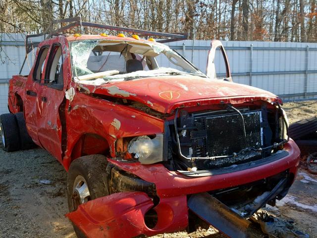 3D7MU48653G747430 - 2003 DODGE RAM 3500 S RED photo 1