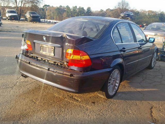 WBAEV53443KM27626 - 2003 BMW 330 I BLUE photo 4