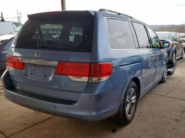 5FNRL38979B009215 - 2009 HONDA ODYSSEY TO BLUE photo 4