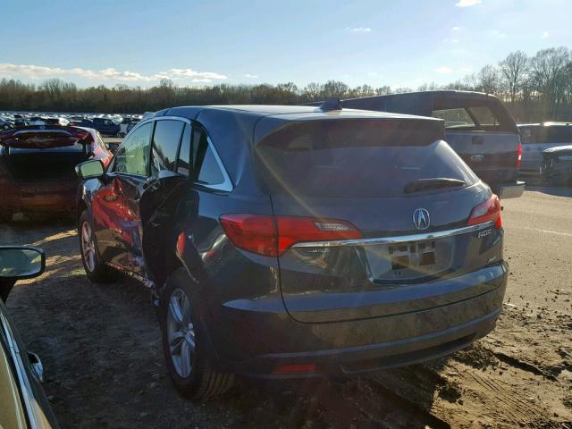 5J8TB4H55DL003237 - 2013 ACURA RDX TECHNO GRAY photo 3