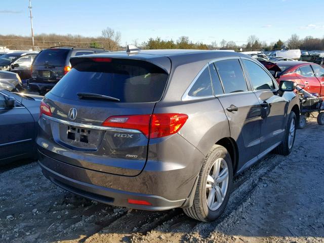 5J8TB4H55DL003237 - 2013 ACURA RDX TECHNO GRAY photo 4