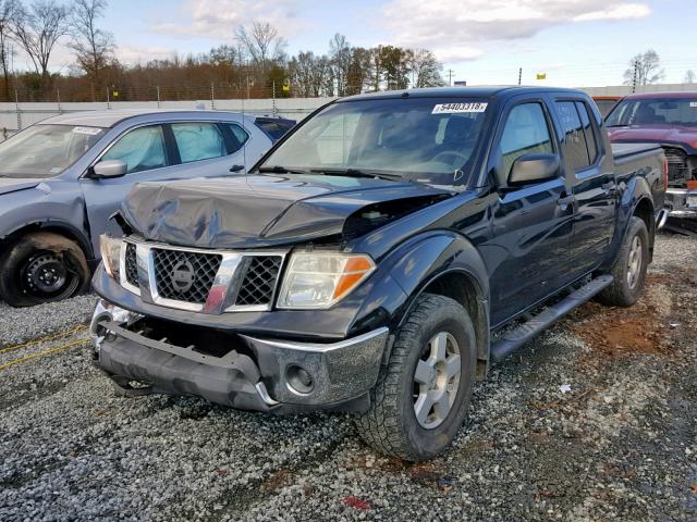 1N6AD07W86C436442 - 2006 NISSAN FRONTIER C BLACK photo 2