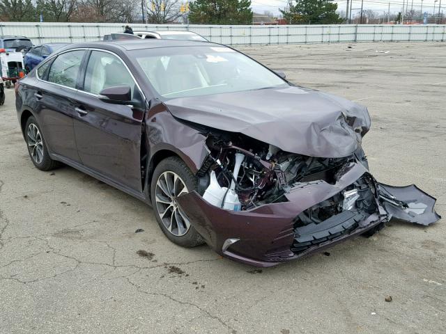4T1BK1EB5JU274707 - 2018 TOYOTA AVALON XLE BURGUNDY photo 1