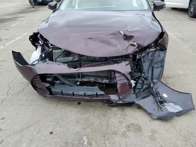 4T1BK1EB5JU274707 - 2018 TOYOTA AVALON XLE BURGUNDY photo 9