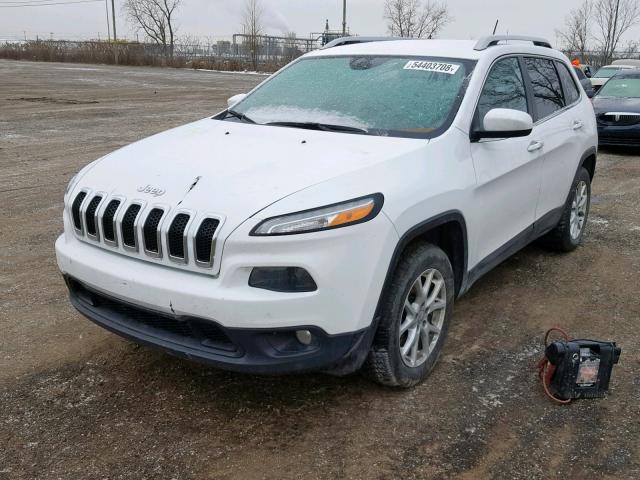 1C4PJMCS4FW562909 - 2015 JEEP CHEROKEE L WHITE photo 2