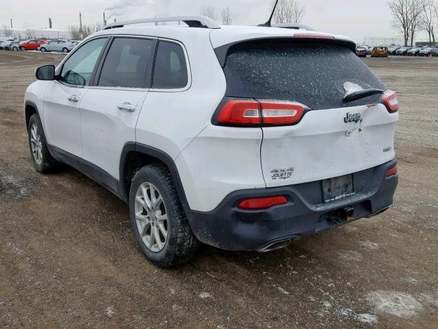 1C4PJMCS4FW562909 - 2015 JEEP CHEROKEE L WHITE photo 3