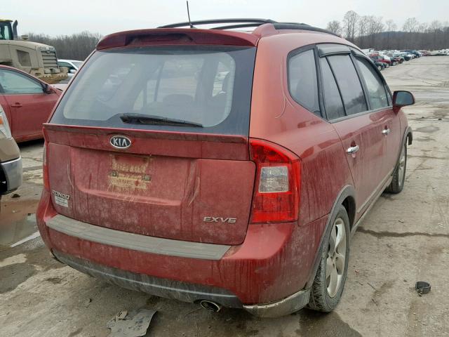 KNAFG526777086863 - 2007 KIA RONDO LX ORANGE photo 4