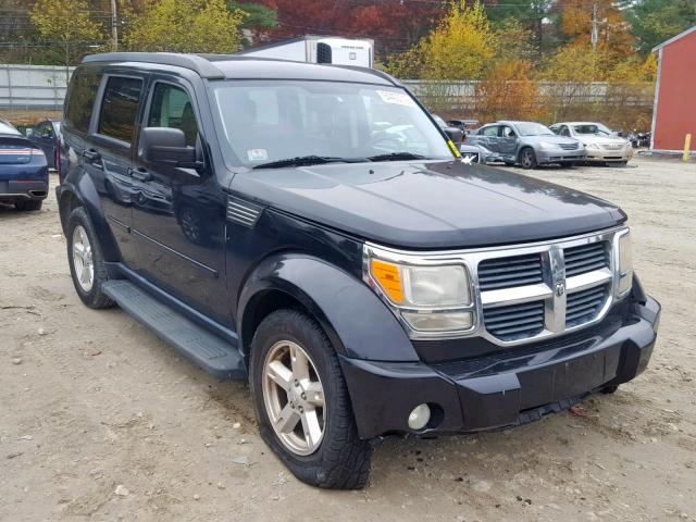 1D8GU58K37W556463 - 2007 DODGE NITRO SLT BLACK photo 1