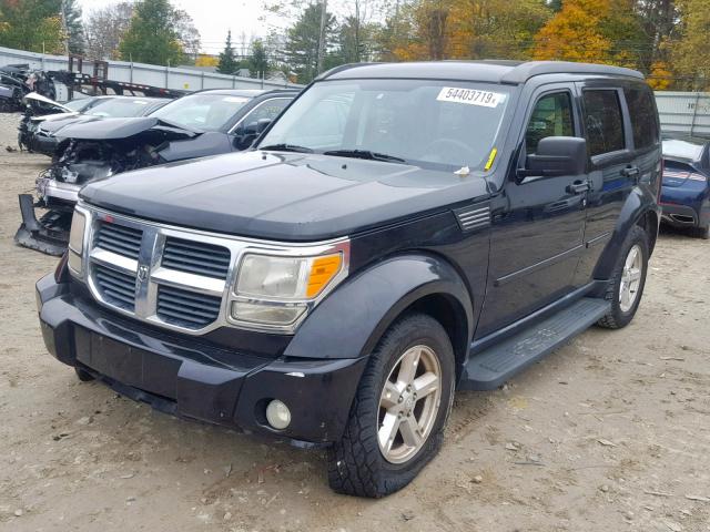 1D8GU58K37W556463 - 2007 DODGE NITRO SLT BLACK photo 2