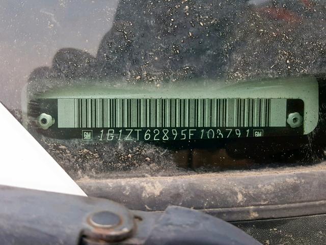 1G1ZT62895F103791 - 2005 CHEVROLET MALIBU MAX WHITE photo 10