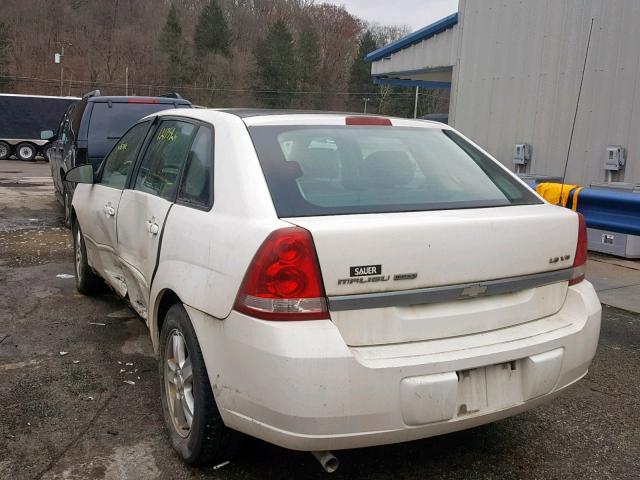 1G1ZT62895F103791 - 2005 CHEVROLET MALIBU MAX WHITE photo 3