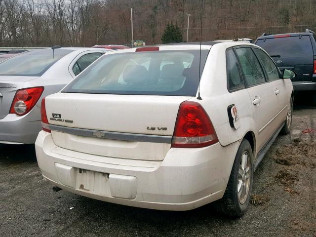 1G1ZT62895F103791 - 2005 CHEVROLET MALIBU MAX WHITE photo 4