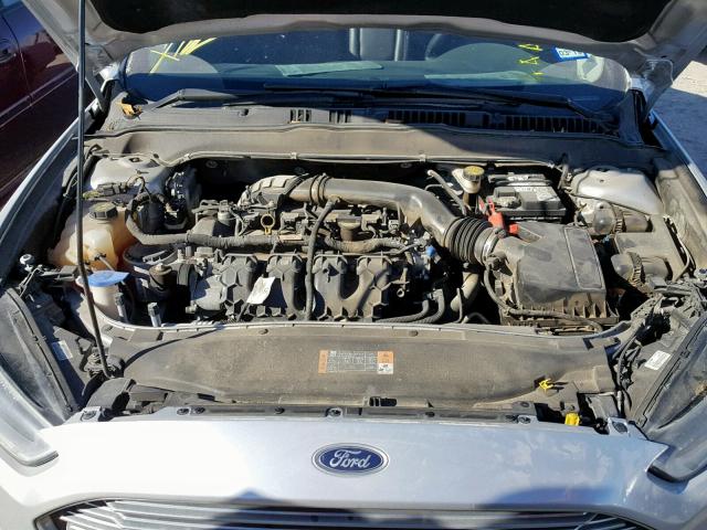 3FA6P0K96FR265408 - 2015 FORD FUSION TIT SILVER photo 7