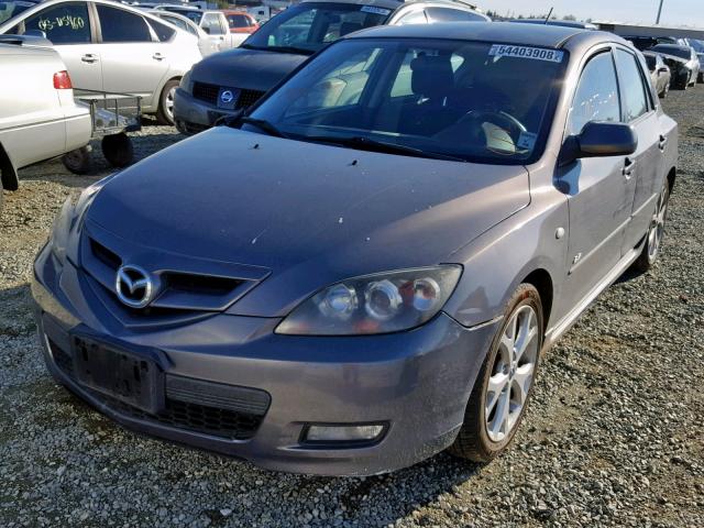 JM1BK344481153052 - 2008 MAZDA 3 HATCHBAC SILVER photo 2