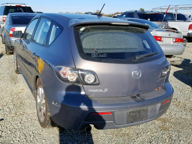 JM1BK344481153052 - 2008 MAZDA 3 HATCHBAC SILVER photo 3