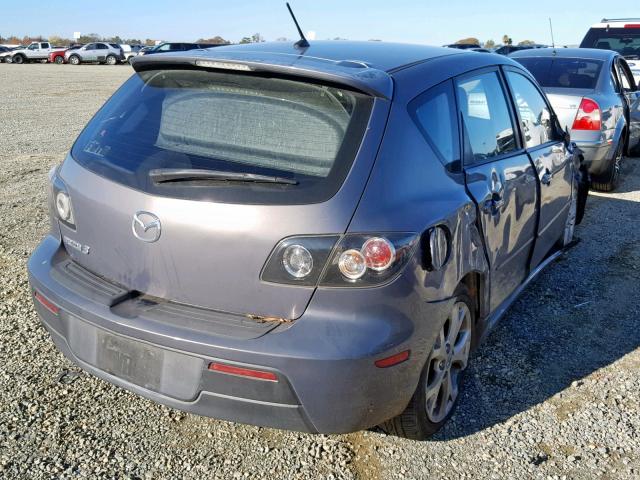 JM1BK344481153052 - 2008 MAZDA 3 HATCHBAC SILVER photo 4