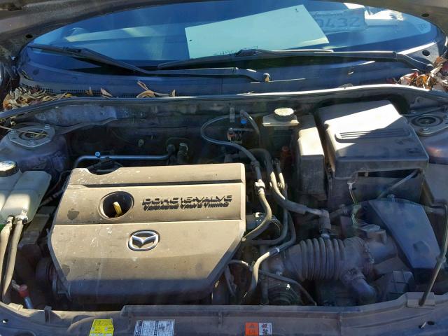 JM1BK344481153052 - 2008 MAZDA 3 HATCHBAC SILVER photo 7