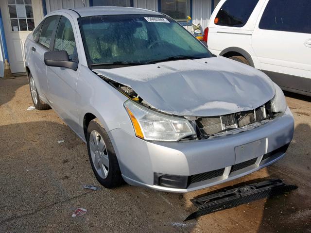 1FAHP34NX8W208648 - 2008 FORD FOCUS S/SE SILVER photo 1