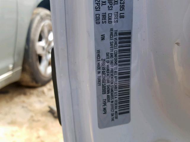 ZFBERFAB2H6E58989 - 2017 RAM PROMASTER 白色 照片 10