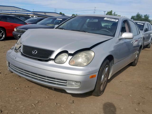 JT8BD68SXX0081149 - 1999 LEXUS GS 300 SILVER photo 2