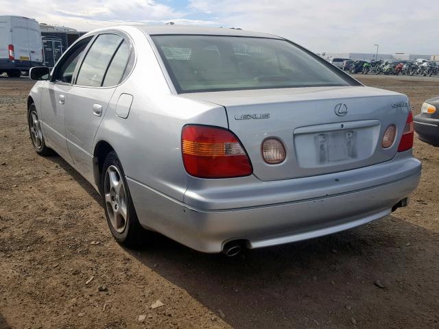 JT8BD68SXX0081149 - 1999 LEXUS GS 300 SILVER photo 3