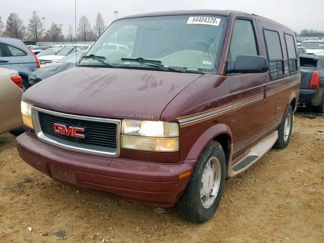 1GDDM19X63B509056 - 2003 GMC SAFARI XT BURGUNDY photo 2