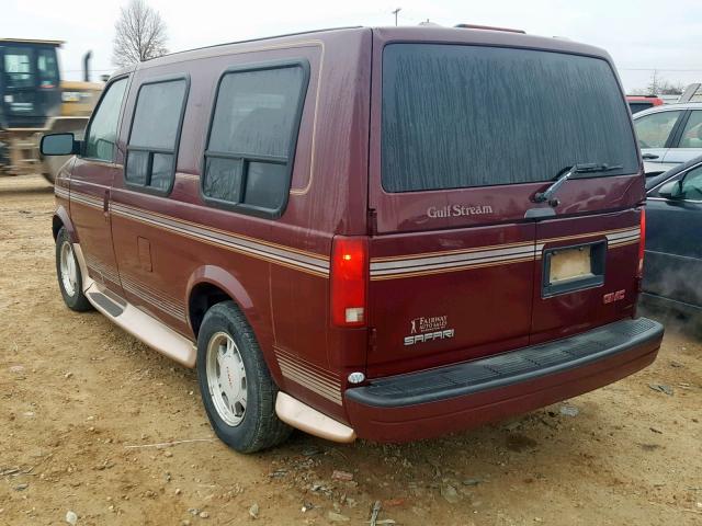 1GDDM19X63B509056 - 2003 GMC SAFARI XT BURGUNDY photo 3