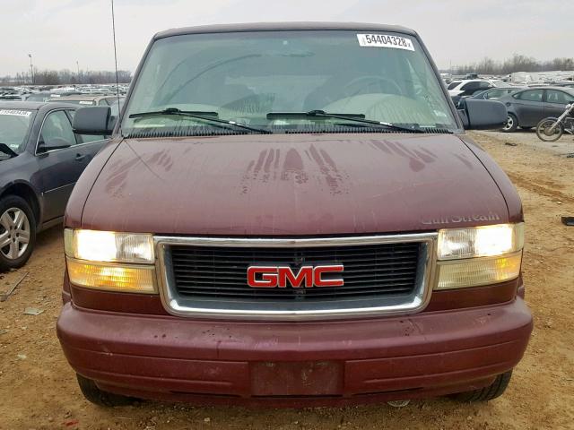 1GDDM19X63B509056 - 2003 GMC SAFARI XT BURGUNDY photo 9