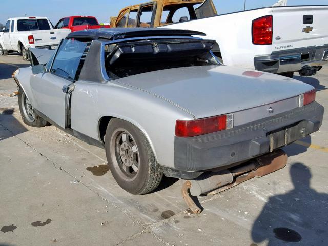 4762902788 - 1976 PORSCHE 914 GRAY photo 3