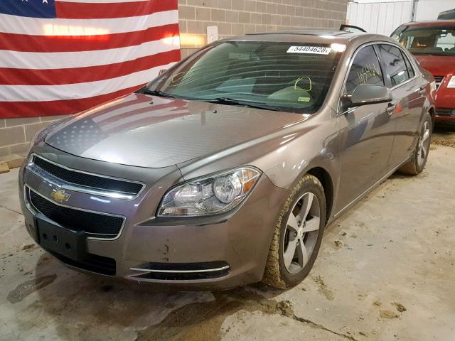 1G1ZC5E10BF257679 - 2011 CHEVROLET MALIBU 1LT GRAY photo 2