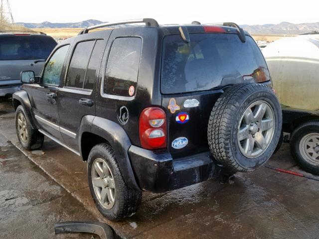 1J4GL58K95W683968 - 2005 JEEP LIBERTY LI BLACK photo 3