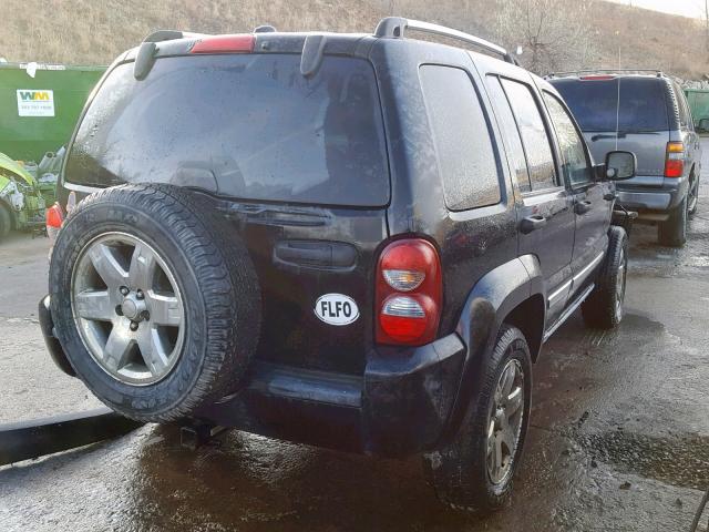 1J4GL58K95W683968 - 2005 JEEP LIBERTY LI BLACK photo 4