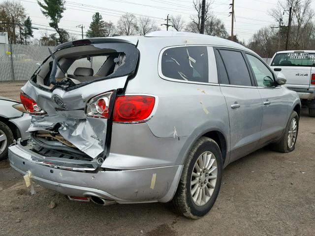 5GAKVCED0CJ276301 - 2012 BUICK ENCLAVE SILVER photo 4