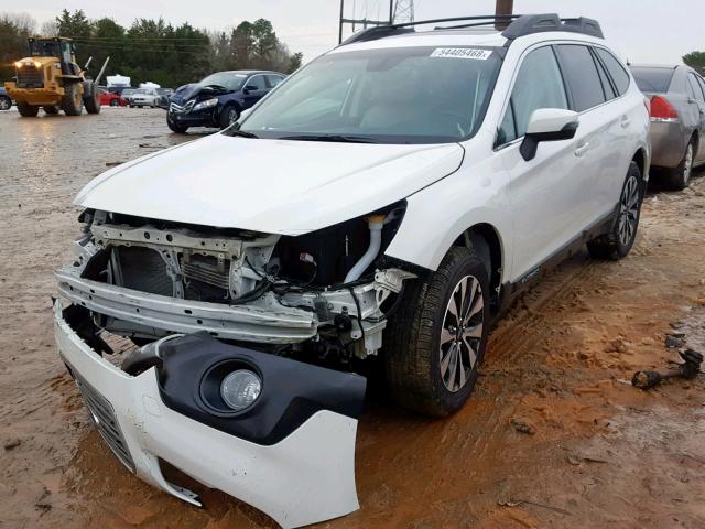 4S4BSANC3H3247434 - 2017 SUBARU OUTBACK 2. WHITE photo 2